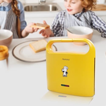 Aoruru Electric Sandwich Maker Grill Sandwich Toaster Maker for Panini