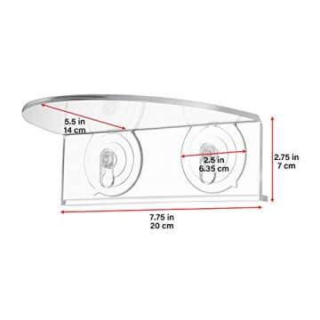 BBTO Acrylic Plant Window Shelf - Create Your Indoor Garden
