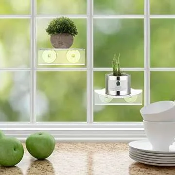BBTO Acrylic Plant Window Shelf - Create Your Indoor Garden