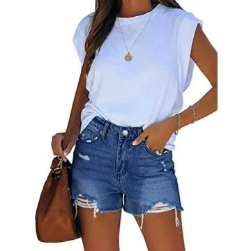 Comfortable Stretchy Denim Jean Shorts for Women