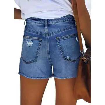 Comfortable Stretchy Denim Jean Shorts for Women