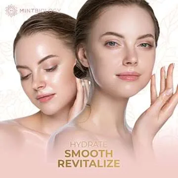 MINTBiology Korean Face Mask Skin Care | 5 Pcs Korean Sheet Masks for PORELESS GLASS SKIN - Hydrating, Deep Penetrating Korean Skin Care Face Masks - Cruelty Free Face Mask Sheets for all Skin Types