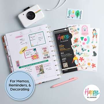 Happy Planner Sticker Pack for Creative Journals and Planners