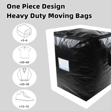 Extra Large 3 Pack Storage Bags for Efficient Organizing