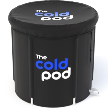 The Cold Pod Ice Bath Tub for Athletes with Cover: 88 Gallons Cold Plunge Tub for Recovery, Multiple...