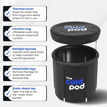 Cold Pod Ice Bath Tub: 88 Gallons Recovery Solution for Athletes