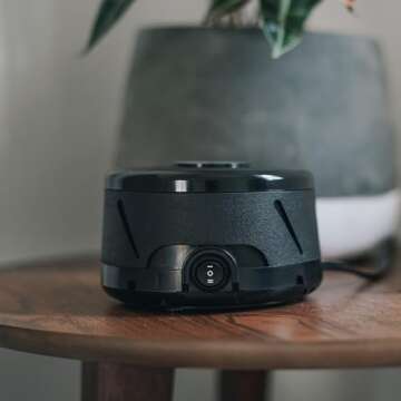 Yogasleep Dohm Classic (Black) The Original White Noise Machine, Soothing Natural Sound from a Real Fan, Noise Cancelling for Office Privacy, Travel & Meditation, Sleep Therapy For Adults & Baby