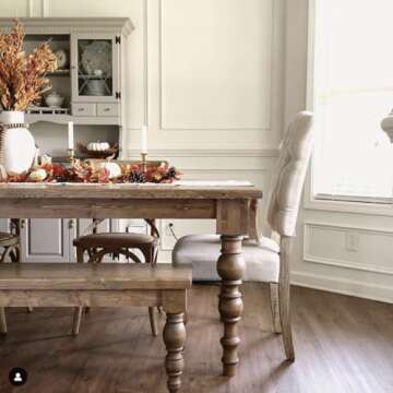 CAROLINA LEG CO. Modern Farmhouse Dining Table Legs - Handmade in USA - Unfinished - DIY Furniture -...