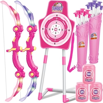 GMAOPHY LED Bow and Arrow Set for Kids - Fun Indoor Outdoor Archery Toy