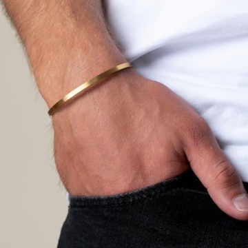 Galis Cuff Bracelet - Minimalist Stainless Steel Bracelet