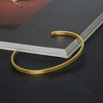 Galis Cuff Bracelet - Minimalist Stainless Steel Bracelet