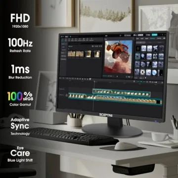 Sceptre Nw 27" Monitor with 100Hz Refresh Rate and Speakers