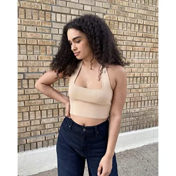 Chic Staples by The Drop Halter Bralette for Women