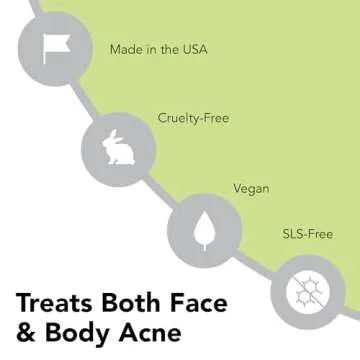 Humane Acne Body Wash - Maximum Strength 10% Benzoyl Peroxide