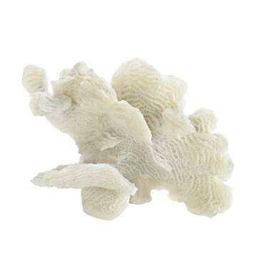 Accent Plus Large White Coral Tabletop Decor 9.25x4.5x6.5â€