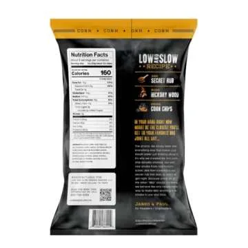 Low and Slow Authentic Hickory Smoked BBQ Corn Chips | 4 bags, 5.0oz each | Multipack | Born in Texas | Original rub | 20oz Total
