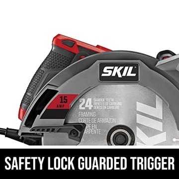 SKIL Circular Saw 15 Amp Laser Guide for Precision Cutting