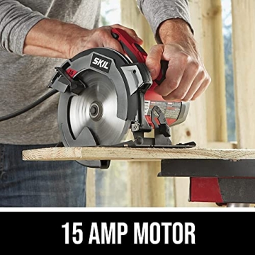 SKIL Circular Saw 15 Amp Laser Guide for Precision Cutting