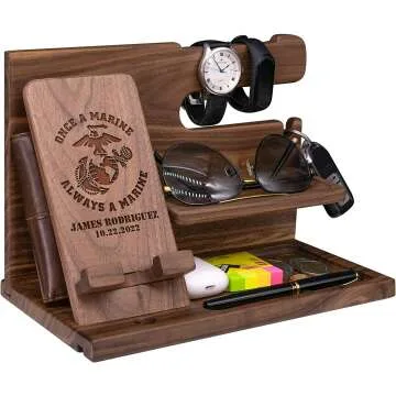Marine Corps Phone Docking Station - Unique Gift