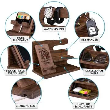 Marine Corps Phone Docking Station - Unique Gift