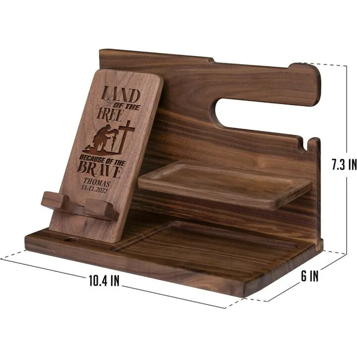 Marine Corps Phone Docking Station - Unique Gift