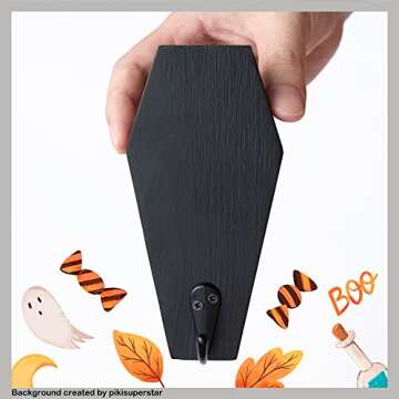 IRISVITA Coffin Key Holder Set - Spooky Home Decor