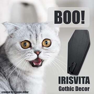 IRISVITA Coffin Key Holder Set - Spooky Home Decor