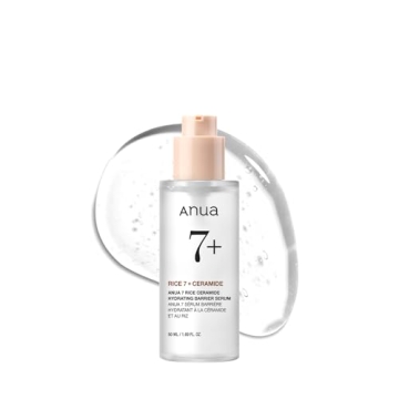 ANUA RICE CERAMIDE 7 HYDRATING BARRIER SERUM - Brightening, Hydrating Serum for Face, Rice, Hyaluron...