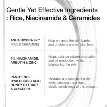 Hydrating and Brightening ANUA Rice Ceramide Serum