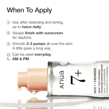 Hydrating and Brightening ANUA Rice Ceramide Serum