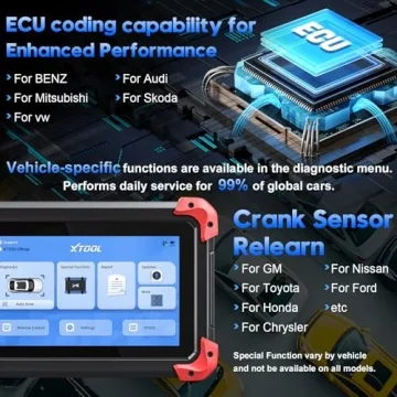 XTOOL D7 OBD2 Scanner with Advanced Diagnostics & Savings
