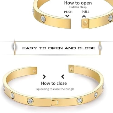 Elegant 18K Gold Plated Love Friendship Bracelet