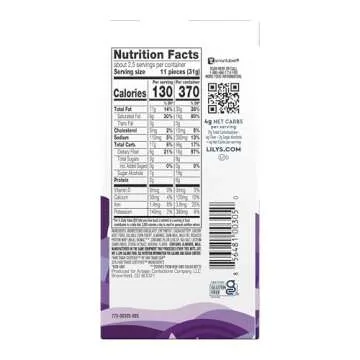 LILY'S Salted Almond Milk Chocolate Style No Sugar Added, Sweets Bar, 3 oz