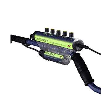 Minelab Excalibur II Waterproof Deep Dive Metal Detector for Adults with Slimline 10" Coil (Waterproof Headphones Included)