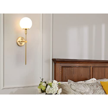 Stylish Tumgog Battery Operated Wall Sconces Set of 2