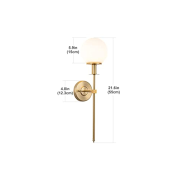 Stylish Tumgog Battery Operated Wall Sconces Set of 2