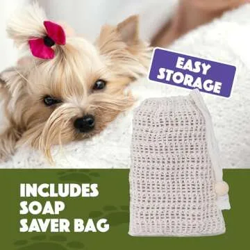 Natural Dog Shampoo Bar for Sensitive Skin Relief