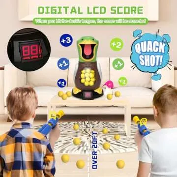 ROHSCE Shooting Toys for Kids 3-5 - Fun Target Game