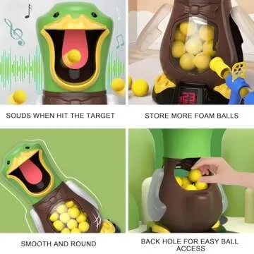 ROHSCE Shooting Toys for Kids 3-5 - Fun Target Game