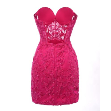 Elegant Dessiny Strapless Short Homecoming Dress 2024