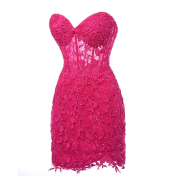 Elegant Dessiny Strapless Short Homecoming Dress 2024