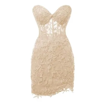 Elegant Dessiny Strapless Short Homecoming Dress 2024