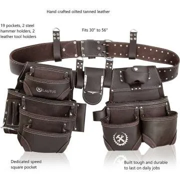 Lautus Leather Tool Belt