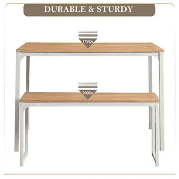 Bonzy Home Dining Table Set for 4 in Small Spaces