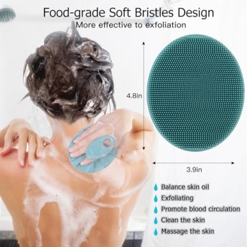 INNERNEED Silicone Body Cleansing Brush for Gentle Exfoliation