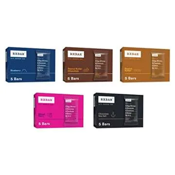 RXBAR Whole Food Protein Bar, Gluten Free Snack, Variety Pack, 1.83 Ounce Bars, Pack of 25