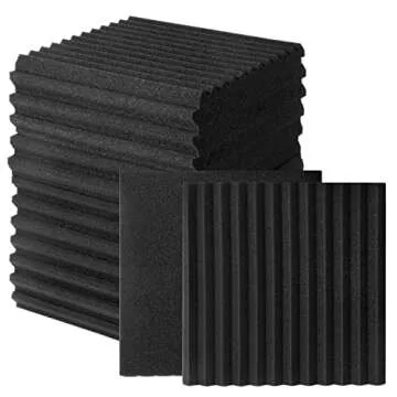 50 Pack Premium Acoustic Foam Panels for Soundproofing