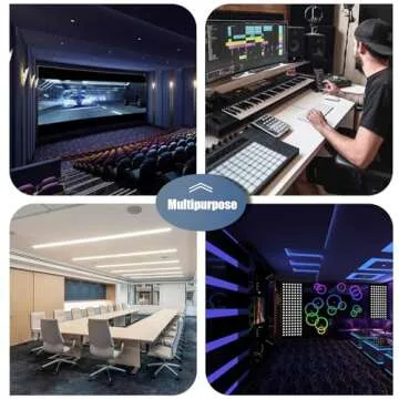 50 Pack Premium Acoustic Foam Panels for Soundproofing