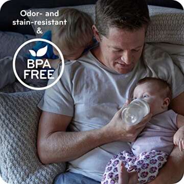 NUK Simply Natural Baby Bottle with SafeTemp