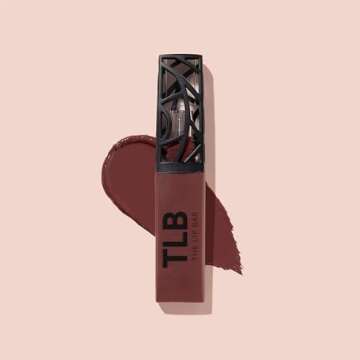 The Lip Bar - Nonstop Liquid Matte Lipstick, Know It All (Purple/Brown Blend) - High Pigment - One Swipe - Long Lasting - Jojoba Oil & Vitamin E - Vegan & Cruelty Free - Makeup & Cosmetics - .24 fl oz